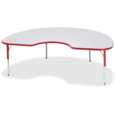 Jonti-Craft Berries Elementary Height Color Edge Kidney Table (6423JCE008)