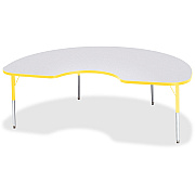 Jonti-Craft Berries Elementary Height Color Edge Kidney Table (6423JCE007)