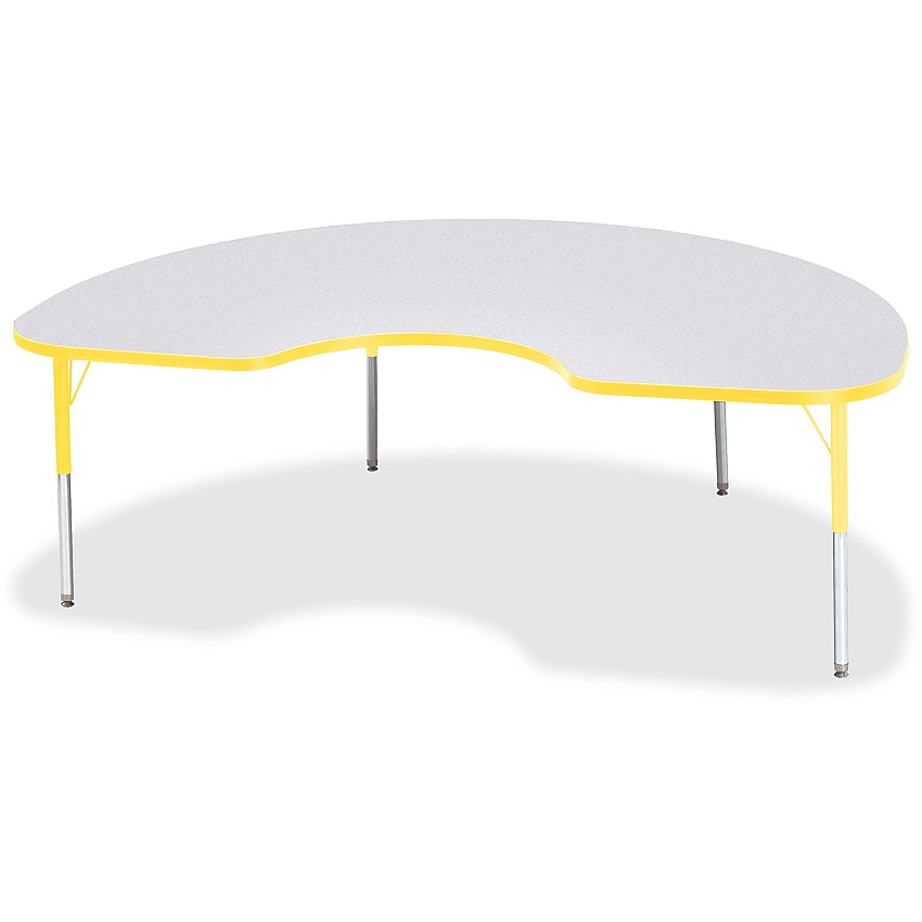 Jonti-Craft Berries Elementary Height Color Edge Kidney Table (6423JCE007)