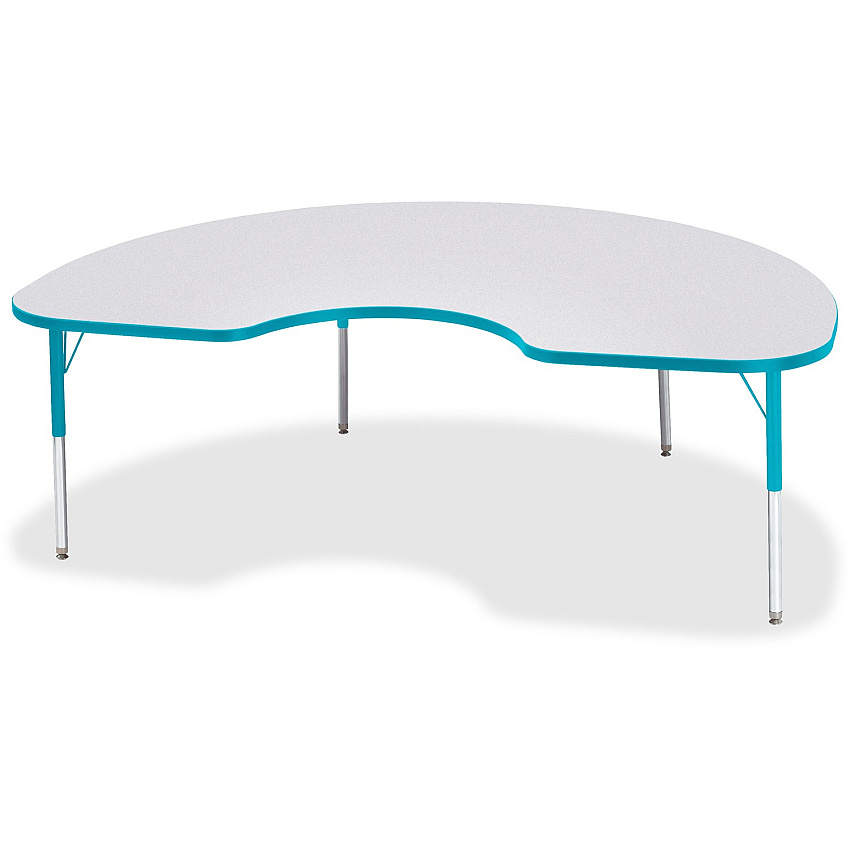 Jonti-Craft Berries Elementary Height Color Edge Kidney Table (6423JCE005)