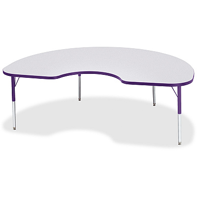 Jonti-Craft Berries Elementary Height Color Edge Kidney Table (6423JCE004)