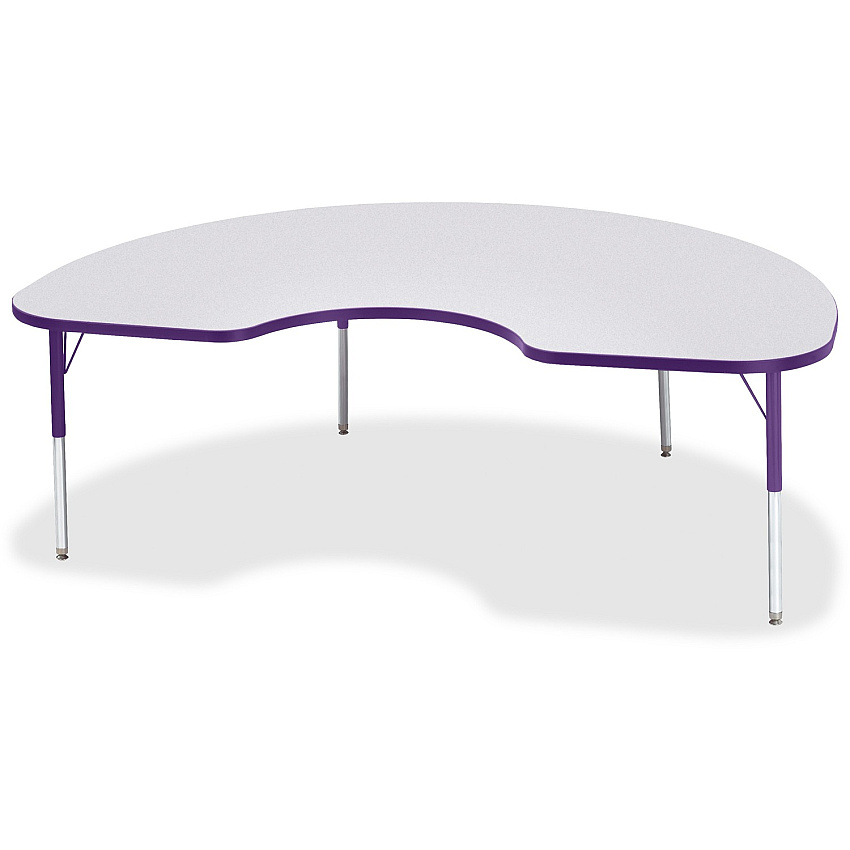 Jonti-Craft Berries Elementary Height Color Edge Kidney Table (6423JCE004)