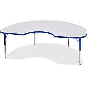 Jonti-Craft Berries Elementary Height Color Edge Kidney Table (6423JCE003)