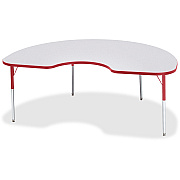 Jonti-Craft Berries Adult Height Prism Color Edge Kidney Table (6423JCA008)