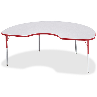 Jonti-Craft Berries Adult Height Prism Color Edge Kidney Table (6423JCA008)