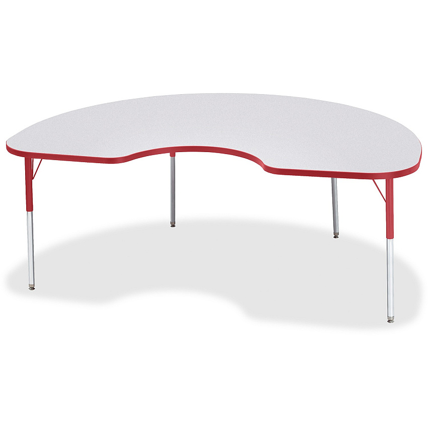Jonti-Craft Berries Adult Height Prism Color Edge Kidney Table (6423JCA008)