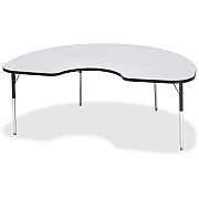 Jonti-Craft Berries Adult Height Prism Color Edge Kidney Table (6423JCA180)