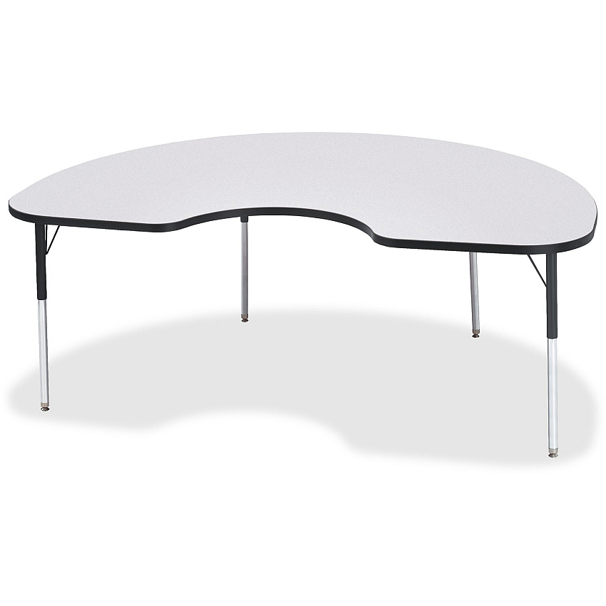 Jonti-Craft Berries Adult Height Prism Color Edge Kidney Table (6423JCA180)