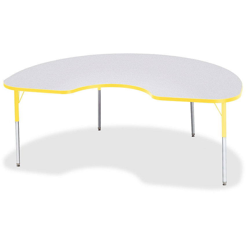 Jonti-Craft Berries Adult Height Prism Color Edge Kidney Table (6423JCA007)