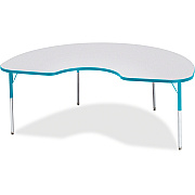 Jonti-Craft Berries Adult Height Prism Color Edge Kidney Table (6423JCA005)