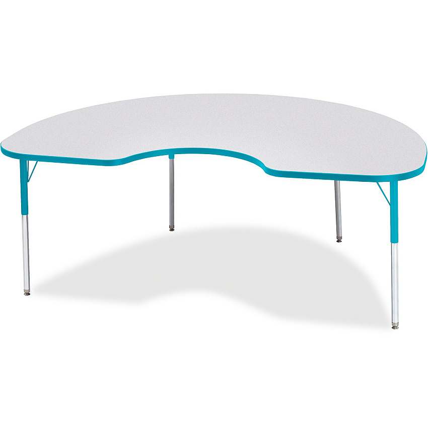 Jonti-Craft Berries Adult Height Prism Color Edge Kidney Table (6423JCA005)