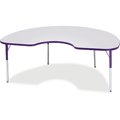 Jonti-Craft Berries Adult Height Prism Color Edge Kidney Table (6423JCA004)