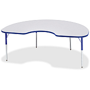 Jonti-Craft Berries Adult Height Prism Color Edge Kidney Table (6423JCA003)