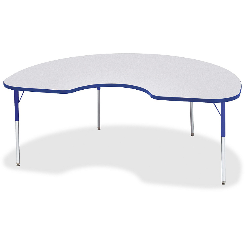 Jonti-Craft Berries Adult Height Prism Color Edge Kidney Table (6423JCA003)