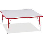 Jonti-Craft Berries Elementary Height Color Edge Square Table (6418JCE008)