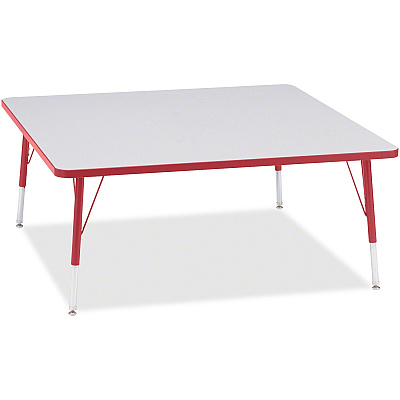 Jonti-Craft Berries Elementary Height Color Edge Square Table (6418JCE008)