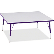 Jonti-Craft Berries Elementary Height Color Edge Square Table (6418JCE004)