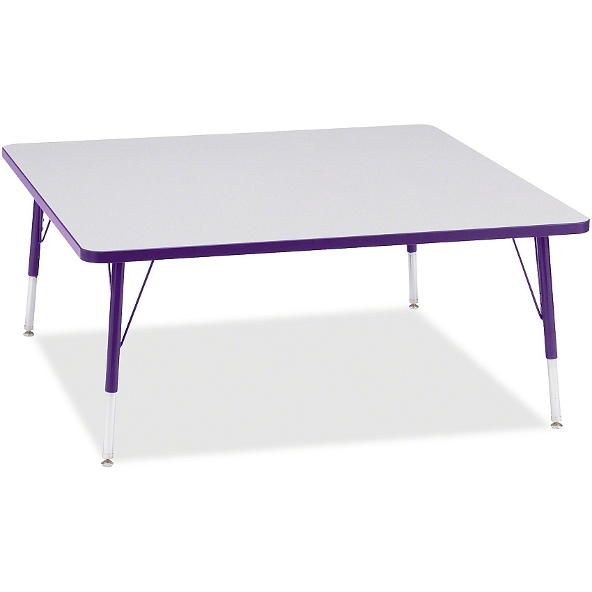 Jonti-Craft Berries Elementary Height Color Edge Square Table (6418JCE004)