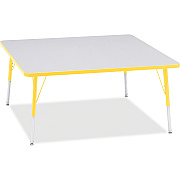 Jonti-Craft Berries Adult Height Prism Color Edge Square Table (6418JCA007)