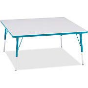 Jonti-Craft Berries Adult Height Prism Color Edge Square Table (6418JCA005)