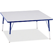 Jonti-Craft Berries Adult Height Prism Color Edge Square Table (6418JCA003)