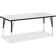 Jonti-Craft Berries Elementary Height Color Edge Rectangle Table (6413JCE180)