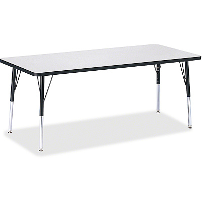 Jonti-Craft Berries Elementary Height Color Edge Rectangle Table (6413JCE180)