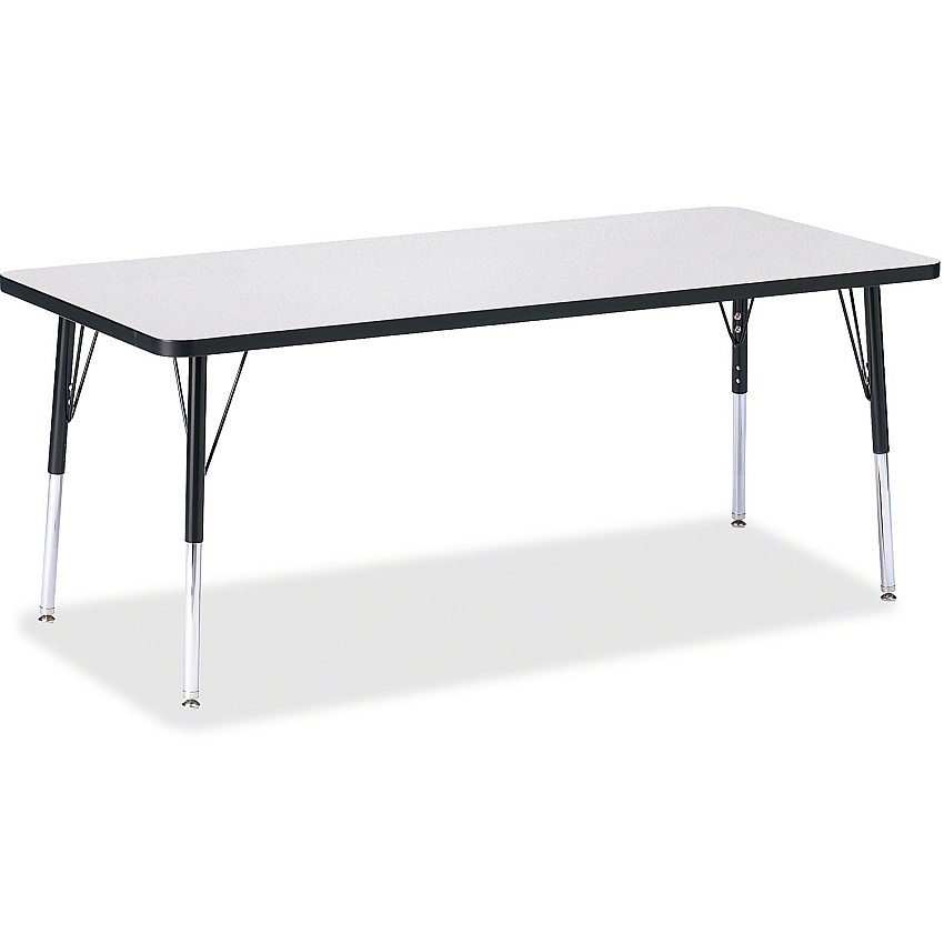 Jonti-Craft Berries Elementary Height Color Edge Rectangle Table (6413JCE180)