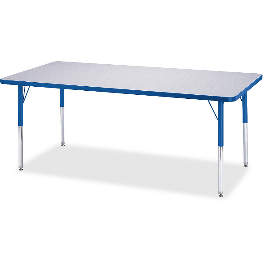 Jonti-Craft Berries Elementary Height Color Edge Rectangle Table (6413JCE003)