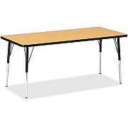 Jonti-Craft Berries Adult Height Color Top Rectangle Table (6413JCA210)