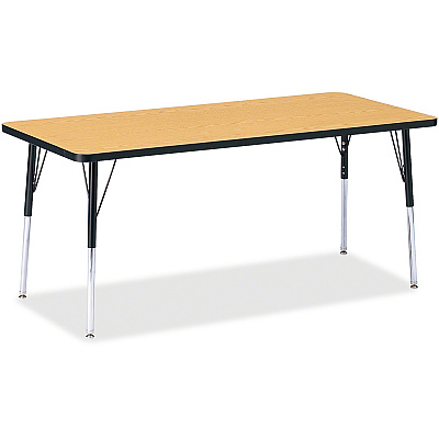 Jonti-Craft Berries Adult Height Color Top Rectangle Table (6413JCA210)