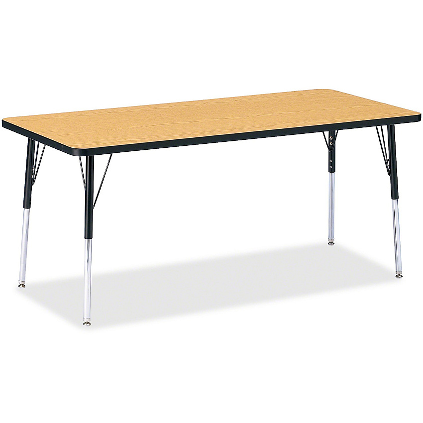 Jonti-Craft Berries Adult Height Color Top Rectangle Table (6413JCA210)
