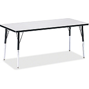 Jonti-Craft Berries Adult Height Color Edge Rectangle Table (6413JCA180)