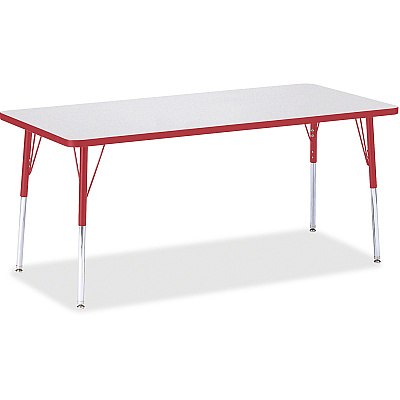 Jonti-Craft Berries Adult Height Color Edge Rectangle Table (6413JCA008)