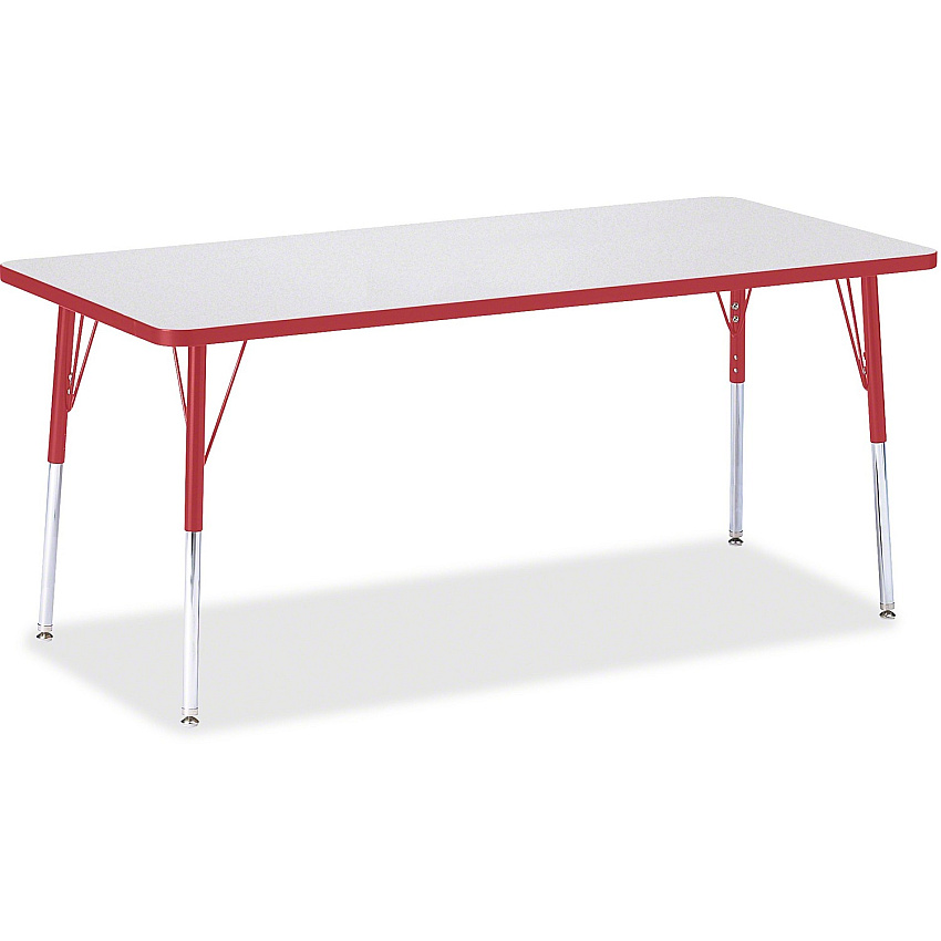 Jonti-Craft Berries Adult Height Color Edge Rectangle Table (6413JCA008)