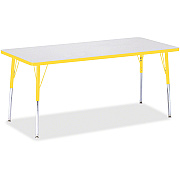 Jonti-Craft Berries Adult Height Color Edge Rectangle Table (6413JCA007)