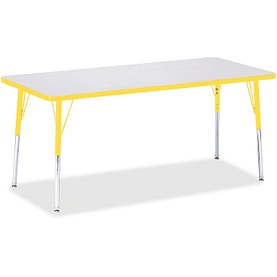 Jonti-Craft Berries Adult Height Color Edge Rectangle Table (6413JCA007)