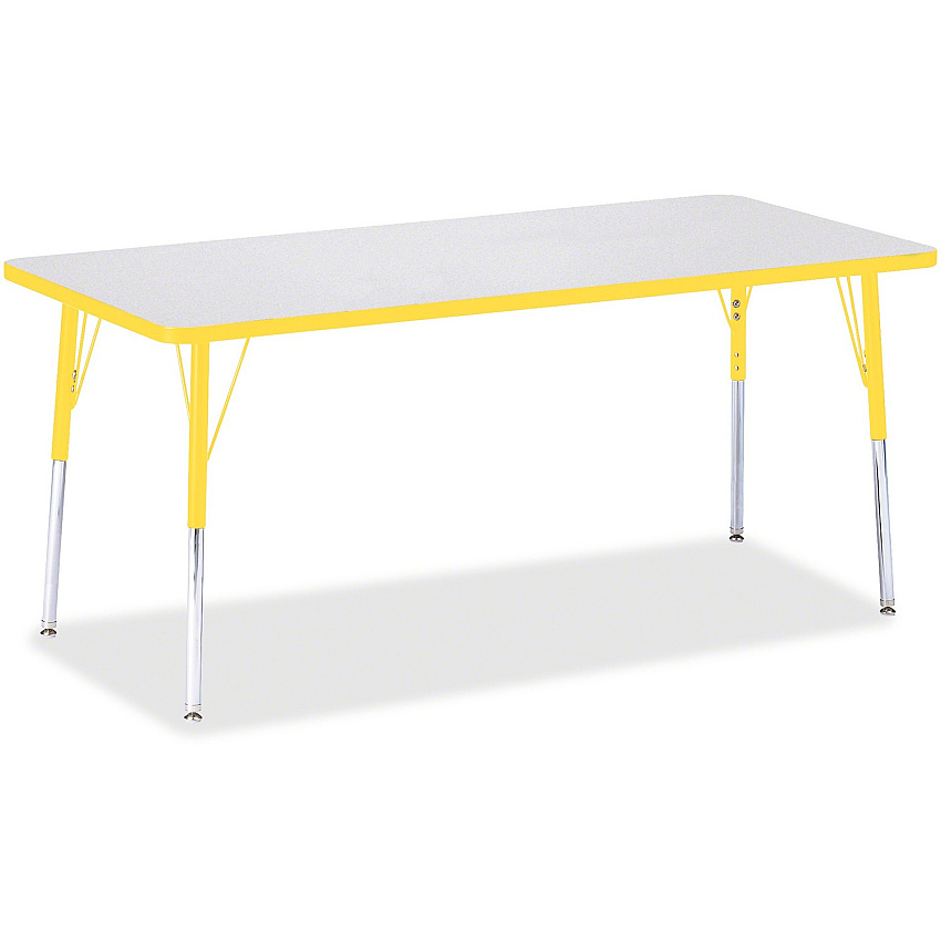 Jonti-Craft Berries Adult Height Color Edge Rectangle Table (6413JCA007)
