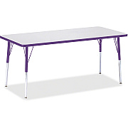 Jonti-Craft Berries Adult Height Color Edge Rectangle Table (6413JCA004)
