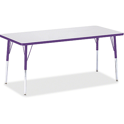 Jonti-Craft Berries Adult Height Color Edge Rectangle Table (6413JCA004)