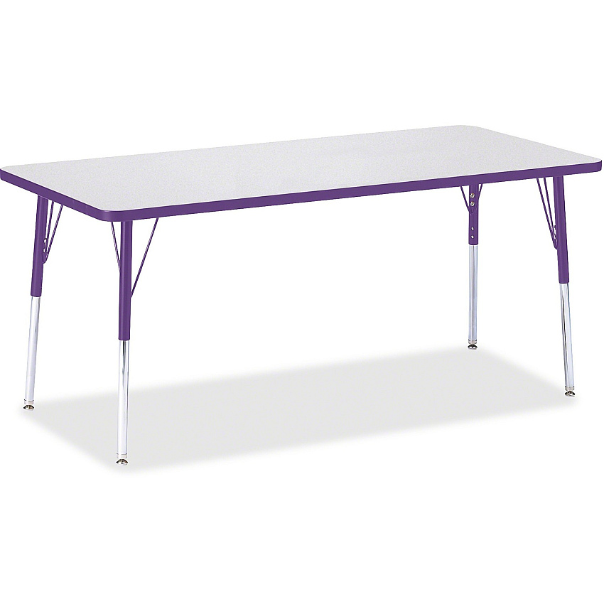 Jonti-Craft Berries Adult Height Color Edge Rectangle Table (6413JCA004)