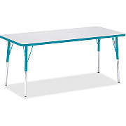 Jonti-Craft Berries Adult Height Color Edge Rectangle Table (6413JCA005)