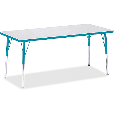 Jonti-Craft Berries Adult Height Color Edge Rectangle Table (6413JCA005)
