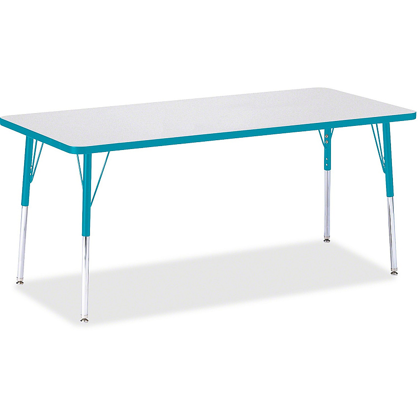Jonti-Craft Berries Adult Height Color Edge Rectangle Table (6413JCA005)