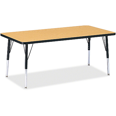 Jonti-Craft Berries Elementary Height Color Top Rectangle Table (6408JCE210)