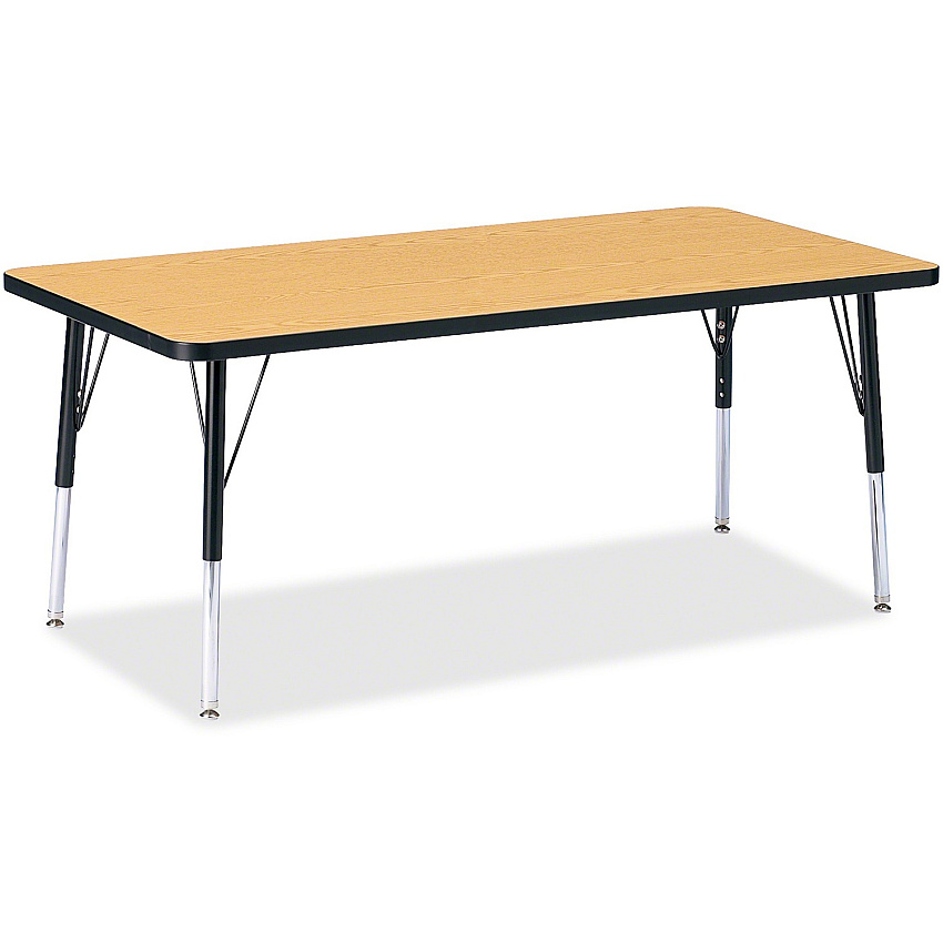 Jonti-Craft Berries Elementary Height Color Top Rectangle Table (6408JCE210)