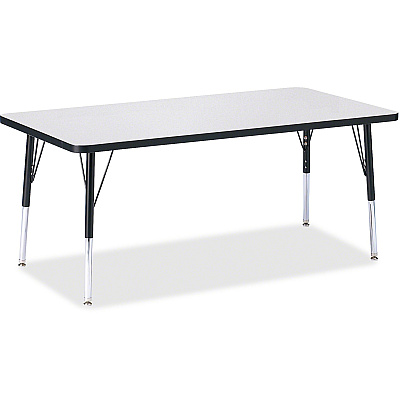 Jonti-Craft Berries Elementary Height Color Edge Rectangle Table (6408JCE180)