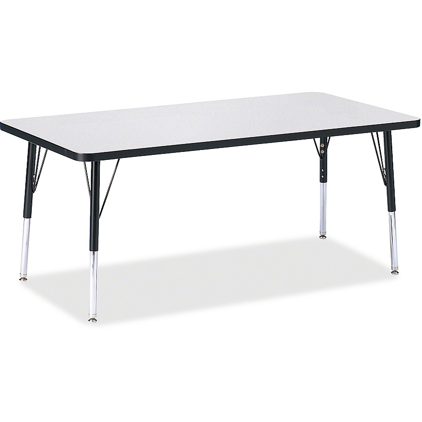 Jonti-Craft Berries Elementary Height Color Edge Rectangle Table (6408JCE180)