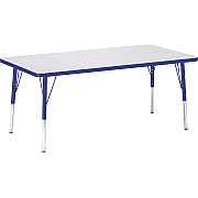 Jonti-Craft Berries Elementary Height Color Edge Rectangle Table (6408JCE003)