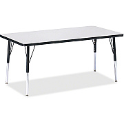 Jonti-Craft Berries Adult Height Color Edge Rectangle Table (6408JCA180)